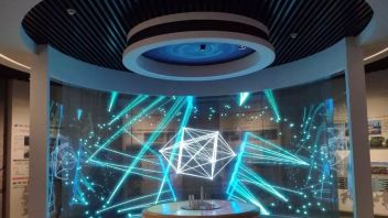 长株潭两型社会展览馆弧形屏：MGC美创+铁歌科技打造高端定制贴膜屏