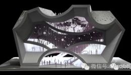 韩国现代汽车馆：立方矩阵波动空间+多维数据投影