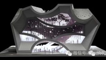 韩国现代汽车馆：立方矩阵波动空间+多维数据投影