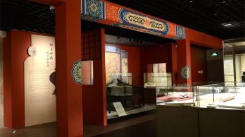 广州博物馆广作特展：广钟、珐琅、牙雕，錾胎珐琅太平有象