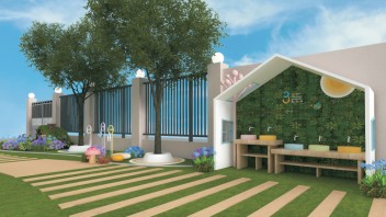 旌阳区第三幼儿园环创设计：童趣自然营地与开放大厅