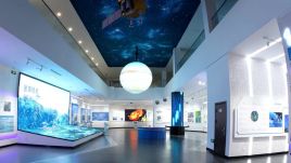 高分临沂中心展厅设计效果图：打造鲁南地区空天地深新时代科技展厅