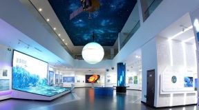 高分临沂中心展厅设计效果图：打造鲁南地区空天地深新时代科技展厅