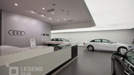 青岛奥迪CBD城市汽车展厅设计方案：黑白主调彰显尊贵进取