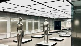 培罗成总部展厅智能灯光设计案例：实益达照明如何用光提升商务服饰品牌形象