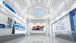 东方汽轮机企业展厅设计解析：绿色能源展厅如何打造高端智造会客厅？