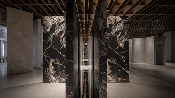 佛山欧文莱陶瓷展厅设计 | 大地主义素色瓷砖展馆空间设计案例