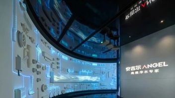 安吉尔展厅设计解读：以“活水探寻”为主线，打造沉浸式净水科技体验空间