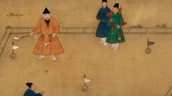 故宫《明宣宗行乐图》揭秘：捶丸、马球、投壶，比高尔夫还潮的古代运动！