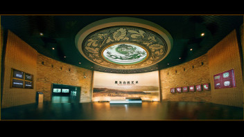 河北省博物馆展厅规模详解，主楼柱廊与展馆布局一览