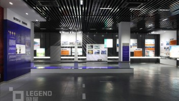 安徽交通投资<b>集团展厅</b>设计效果图：四大展区讲述十二年跨越发展