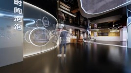 中国建设银行河南省分行行史馆设计效果图：七大展区全景展现70年辉煌历程