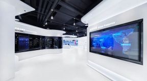 上海移远科技展厅设计案例 - 智慧工业与农业展厅设计解析