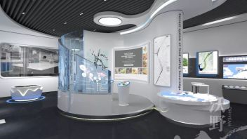 宁波市食品安全科普宣教中心：蓝灰基调+<b>互动体验</b>，打造市民食品安全知识课堂