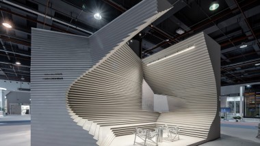 时境建筑可持续展位设计解析：24平米小型展位如何避免成为建筑垃圾