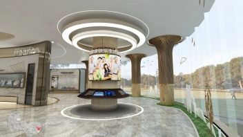 攀枝花普达阳光康养<b>展示中心</b>设计效果图：科技互动与自然合围设计