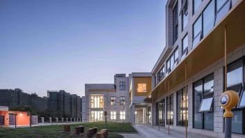 台州黄岩区稚荟树<b>幼儿园设计</b>案例 - 门觉建筑儿童空间设计解析