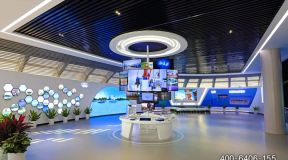 【奥林展览】津南区展示中心设计：L幕数字沙盘、VR体验与沉浸式空间
