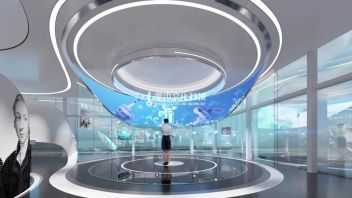 汇宇制药展厅设计解析：笔中科技如何用故事线展现抗癌使命与质量追求