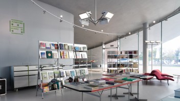 海口天空之山卷宗书店室内设计 | 异型曲面建筑公共阅读空间案例