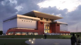 盛世笔特设计聊城烈士陵园纪念馆：融合纪念碑、广场的红色文化空间