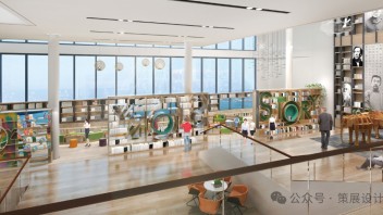 开化文化广场<b>图书馆设计</b>：4.2万㎡城市文化客厅，60万册藏书免费阅读