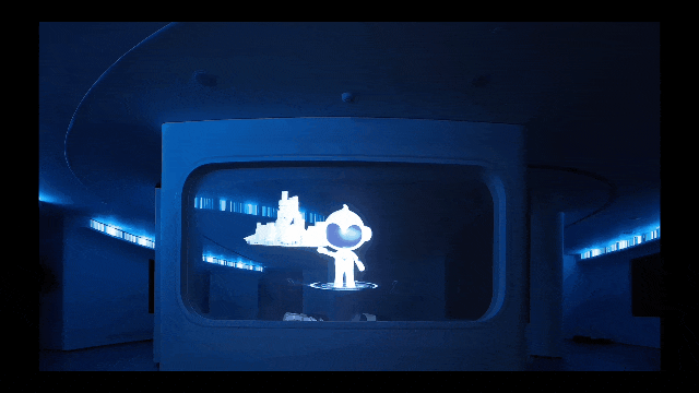 腾云筑科品牌展厅：旧厂房变身科技展厅，1800立方米空间诠释企业宇宙观