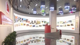 卧龙区新时代文明实践馆设计效果图，六大篇章再现党的光辉历程