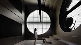 华为全屋智能体验中心设计解析：用射线与拱门构建线性宇宙空间