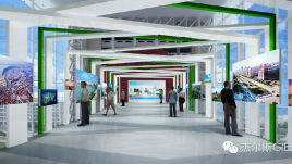 泉州城市规划展示馆设计：杰尔斯用海浪形象墙+环幕影院演绎“环湾活力都市”