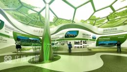 遂平县规划综合展示中心设计案例 | 华博创意打造3200平米绿色智慧展馆