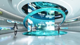 广东水利展示厅设计效果图：水利兴粤四大章节，打造水情科普阵地