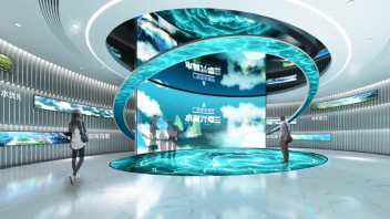 广东水利展示厅设计效果图：水利兴粤四大章节，打造水情科普阵地