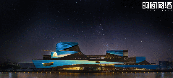 白鹅潭艺术中心：文学四季灯光秀+裸眼3D光影剧+AI讲古人