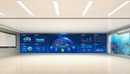 一面墙如何展示20个项目？交互滑轨屏与海百合品牌设计