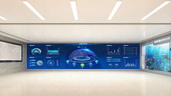 一面墙如何展示20个项目？交互<b>滑轨屏</b>与海百合品牌设计