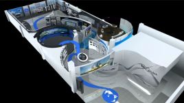 美的中央空调企业展厅设计赏析：以“驱动·推动·感动”诠释生活环境创造者