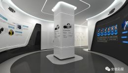 富煌新视觉企业展厅设计效果图：智能新视觉产业生态圈，四大展区解析
