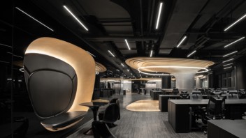 影之刃游戏主题办公空间设计 | 灵游坊北京总部1500平方米暗黑设计实景