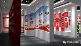 党建展厅设计案例：VR党建+互动触摸一体机，科技感提升党建学习氛围