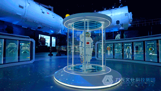 珠海太空中心新馆设计效果图：力天打造天宫空间站1:1展示舱