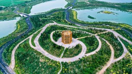 【奥林展览】天津绿色生态屏障西青段展示中心-绿水青山理念实践与展馆设计