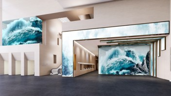 广东文学馆<b>裸眼3D</b>沉浸式剧场：三屏联动+青鸟视觉符号