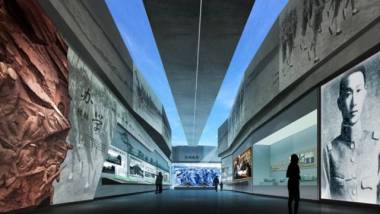 蔡锷生平业绩陈列馆设计效果图，回顾将军的军事贡献与历史地位