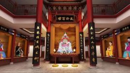 费县颜真卿纪念馆设计效果图：鲁公祠+翰墨堂+书法境界全景展示