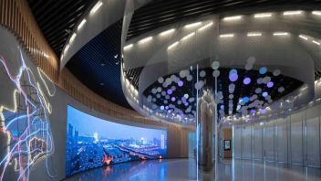 分享|奉贤区规划资源展示馆亮点解析，<b>巨型沙盘</b> + 飞跃奉贤飞船解锁参观新体验